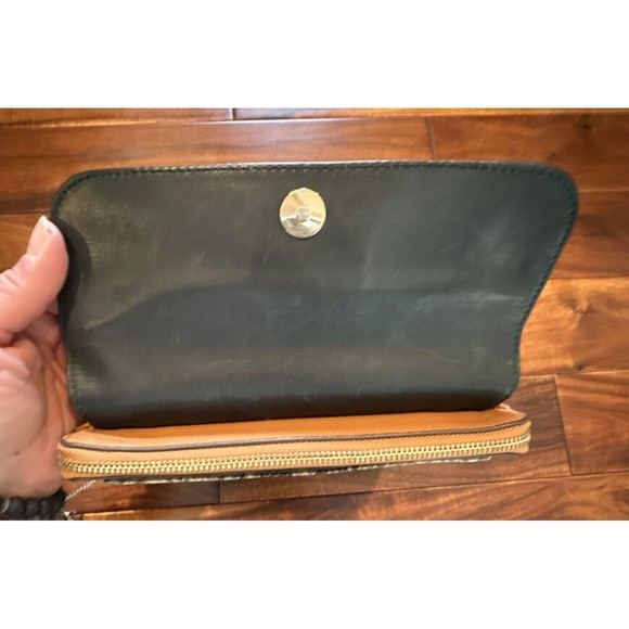 Vince Camuto Women’s Purse Shoulder Hand Bag Chain Strap Leather Faux Alligator - Picture 15 of 16